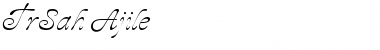 Download TrSah Ajile Font Download TrSah Ajile Font