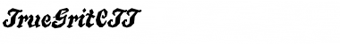 Download TrueGritCTT Font Download TrueGritCTT Font