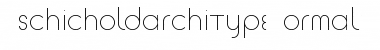 Download TschicholdArchiType Font Download TschicholdArchiType Font