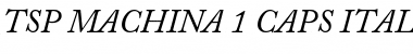 Download tsp machina 1 caps Font Download tsp machina 1 caps Font