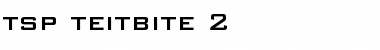 tsp teitbite 2 Regular Font