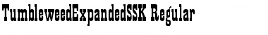 Download TumbleweedExpandedSSK Font Download TumbleweedExpandedSSK Font