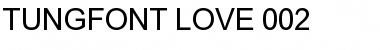 tungfont love 002 Regular Font