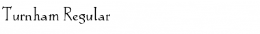 Download Turnham Font Download Turnham Font