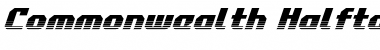 Download Commonwealth Halftone Italic Font Download Commonwealth Halftone Italic Font