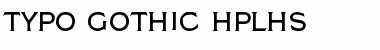 Download Typo Gothic Font