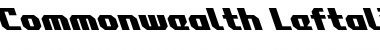 Download Commonwealth Leftalic Font Download Commonwealth Leftalic Font