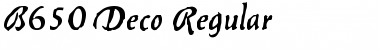 Download B650-Deco Font Download B650-Deco Font