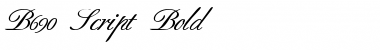 Download B690-Script Font Download B690-Script Font
