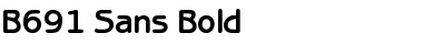 Download B691-Sans Font Download B691-Sans Font