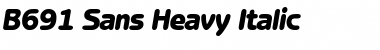 Download B691-Sans-Heavy Font Download B691-Sans-Heavy Font