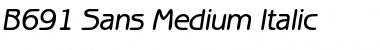 Download B691-Sans-Medium Font Download B691-Sans-Medium Font