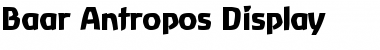 Download Baar Antropos Display Font Download Baar Antropos Display Font