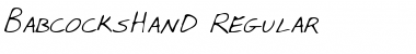 Download BabcocksHand Font Download BabcocksHand Font
