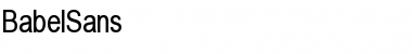 Download BabelSans Font Download BabelSans Font
