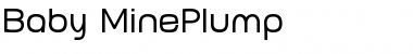 Download Baby MinePlump Font Download Baby MinePlump Font