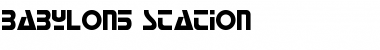 Download Babylon5_Station Font Download Babylon5_Station Font