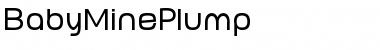 Download BabyMinePlump Font Download BabyMinePlump Font