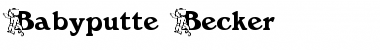 Download Babyputte Becker Font Download Babyputte Becker Font