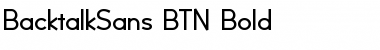 Download BacktalkSans BTN Font Download BacktalkSans BTN Font