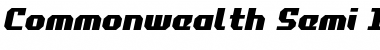 Download Commonwealth Semi-Italic Font Download Commonwealth Semi-Italic Font