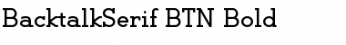 Download BacktalkSerif BTN Font Download BacktalkSerif BTN Font