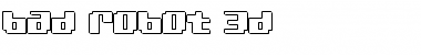Download bad robot 3d Font Download bad robot 3d Font