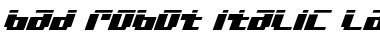Download bad robot italic laser Font Download bad robot italic laser Font