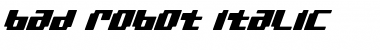 Download bad robot italic Font Download bad robot italic Font