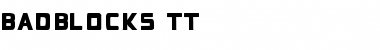 Download BadBlocks TT Font Download BadBlocks TT Font
