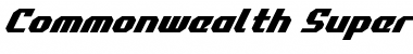 Download Commonwealth Super-Italic Font Download Commonwealth Super-Italic Font
