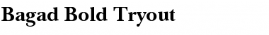 Download Bagad Bold Tryout Font Download Bagad Bold Tryout Font