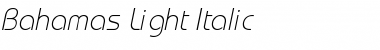 Download Bahamas Light Italic Font Download Bahamas Light Italic Font