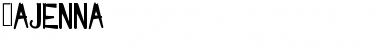 Download bajenna Font Download bajenna Font