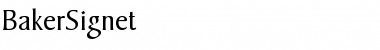 Download BakerSignet Font Download BakerSignet Font