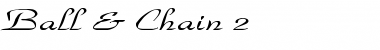 Download Ball & Chain 2 Font Download Ball & Chain 2 Font