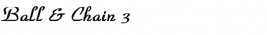 Download Ball & Chain 3 Font Download Ball & Chain 3 Font