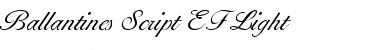 Download Ballantines Script EF Light Font Download Ballantines Script EF Light Font