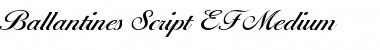 Download Ballantines Script EF Medium Font Download Ballantines Script EF Medium Font