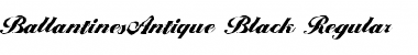 Download BallantinesAntique-Black Font Download BallantinesAntique-Black Font