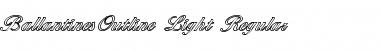 Download BallantinesOutline-Light Font Download BallantinesOutline-Light Font