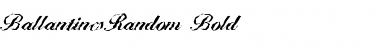 Download BallantinesRandom Font Download BallantinesRandom Font