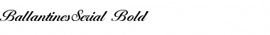 Download BallantinesSerial Font Download BallantinesSerial Font