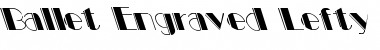 Download Ballet Engraved Lefty Font Download Ballet Engraved Lefty Font