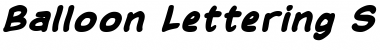 Download Balloon Lettering Font Download Balloon Lettering Font