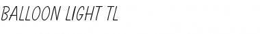 Download Balloon Lt TL Font Download Balloon Lt TL Font