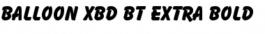 Download Balloon XBd BT Font Download Balloon XBd BT Font