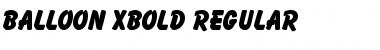 Download Balloon-Xbold Font Download Balloon-Xbold Font