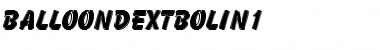 Download BalloonDExtBolIn1 Font Download BalloonDExtBolIn1 Font