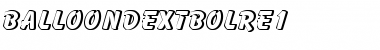 Download BalloonDExtBolRe1 Font Download BalloonDExtBolRe1 Font